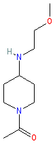 1-Acetyl-N-(2-methoxyethyl)piperidin-4-amine