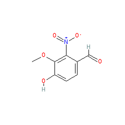 4-Hydroxy-3-methoxy-2-nitrobenaldehyde