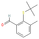 2-[(1,1-Dimethylethyl)thio]-3-methylbenzaldehyde