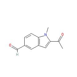 2-Acetyl-1-methyl-1H-indole-5-carbaldehyde