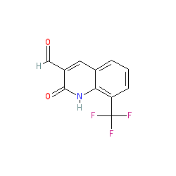 2-Oxo-8-(trifluoromethyl)-1,2-dihydroquinoline-3-carbaldehyde