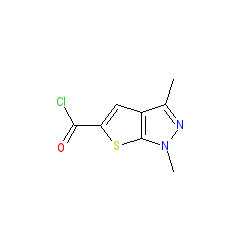1,3-Dimethyl-1H-thieno[2,3-c]pyrazole-5-carbonyl chloride