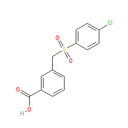 3-[(4-Chlorophenyl)sulfonylmethyl]benzoic acid