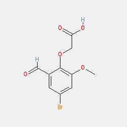 (4-Bromo-2-formyl-6-methoxyphenoxy)acetic acid