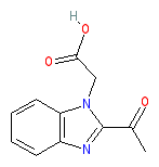 (2-Acetyl-1H-benimidazol-1-yl)acetic acid