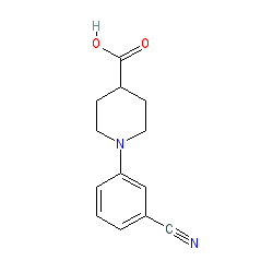 1-(3-Cyanophenyl)piperidine-4-carboxylic acid