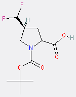 (4S)-1-(tert-Butoxycarbonyl)-4-(difluoromethyl)pyrrolidine-2-carboxylic acid