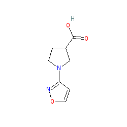 1-Isoxazol-3-ylpyrrolidine-3-carboxylic acid