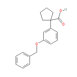 1-(3-(Benzyloxy)phenyl)cyclopentanecarboxylic acid