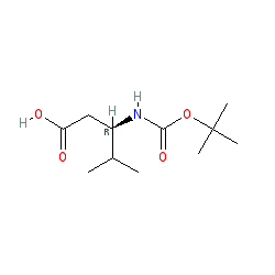 (3R)-3-[(tert-Butoxycarbonyl)amino]-4-methylpentanoic acid