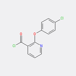 2-(4-Chlorophenoxy)pyridine-3-carbonyl chloride