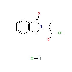 2-(1-Oxo-1,3-dihydro-2H-isoindol-2-yl)propanoyl chloride hydrochloride