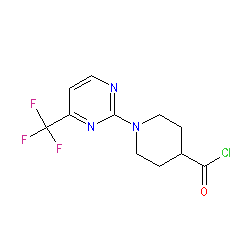 1-[4-(Trifluoromethyl)pyrimidin-2-yl]piperidine-4-carbonyl chloride
