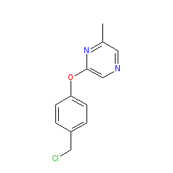 4-[(6-Methylpyrazin-2-yl)oxy]benzyl chloride