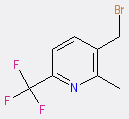 3-(Bromomethyl)-2-methyl-6-(trifluoromethyl)pyridine