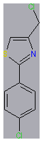 4-(Chloromethyl)-2-(4-chlorophenyl)-1,3-thiazole