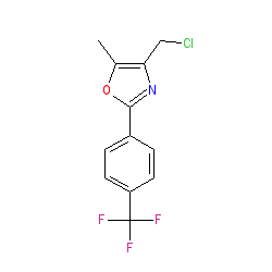 4-Chloromethyl-5-methyl-2-(4-trifluoromethylphenyl)oxazole