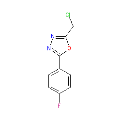 2-(Chloromethyl)-5-(4-fluorophenyl)-1,3,4-oxadiazole