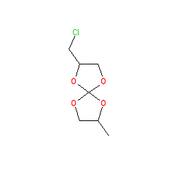 2-(Chloromethyl)-7-methyl-1,4,6,9-tetraoxaspiro[4.4]nonane