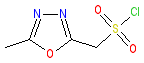 (5-Methyl-1,3,4-oxadiazol-2-yl)methanesulfonyl chloride