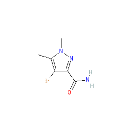 1,5-Dimethyl-4-bromopyrazole-3-carboxamide