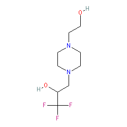 1,1,1-trifluoro-3-[4-(2-hydroxyethyl)piperazin-1-yl]propan-2-ol