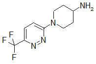 1-[6-(Trifluoromethyl)pyridazin-3-yl]piperidin-4-amine