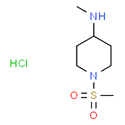 1-methanesulfonyl-N-methylpiperidin-4-amine hydrochloride