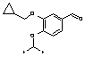 3-(Cyclopropylmethoxy)-4-(difluoromethoxy)benzaldehyde