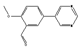 2-Methoxy-5-pyrimidin-5-ylbenzaldehyde