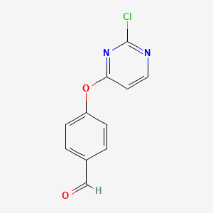 4-[(2-Chloropyrimidin-4-yl)oxy]benzaldehyde