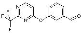 3-{[2-(Trifluoromethyl)pyrimidin-4-yl]oxy}benzaldehyde