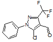 5-Chloro-1-phenyl-3-(trifluoromethyl)-1H-pyrazole-4-carbaldehyde 5-Chloro-1-phenyl-3-(trifluoromethyl)-1H-pyrazole-4-carbaldehyde