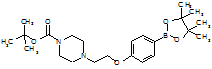 tert-Butyl  4-{2-[4-(4,4,5,5-Tetramethyl[1,3,2]dioxaborolan-2-yl)phenoxy]ethyl}piperazine-1-carboxylate