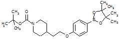 tert-Butyl 4-{2-[4-(4,4,5,5-Tetramethyl[1,3,2]dioxaborolan-2-yl)phenoxy]ethyl}piperidine-1-carboxylate
