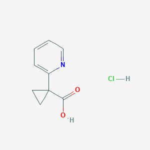 1-Pyridin-2-ylcyclopropanecarboxylic acid hydrochloride
