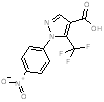 1-(4-Nitrophenyl)-5-(trifluoromethyl)-1H-pyrazole-4-carboxylic acid