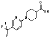1-[5-(Trifluoromethyl)pyridin-2-yl]piperidine-4-carboxylic acid