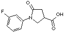 1-(3-Fluorophenyl)-5-oxopyrrolidine-3-carboxylic acid