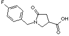 1-(4-Fluorobenzyl)-5-oxopyrrolidine-3-carboxylic acid