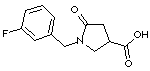 1-(3-Fluorobenzyl)-5-oxopyrrolidine-3-carboxylic acid