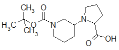 1-[1-(tert-Butoxycarbonyl)piperidin-3-yl]pyrrolidine-2-carboxylic acid
