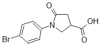 1-(4-Bromophenyl)-5-oxopyrrolidine-3-carboxylic acid
