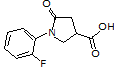 1-(2-Fluorophenyl)-5-oxopyrrolidine-3-carboxylic acid