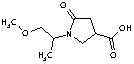 1-(2-Methoxy-1-methylethyl)-5-oxopyrrolidine-3-carboxylic acid