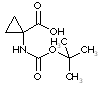 1-[(tert-Butoxycarbonyl)amino]cyclopropanecarboxylic acid