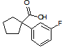 1-(3-Fluorophenyl)cyclopentanecarboxylic acid