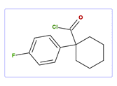1-â€‹(4-â€‹Fluorophenyl)cyclohexanecarbonyl chloride