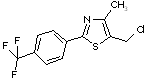 5-(Chloromethyl)-4-methyl-2-[4-(trifluoromethyl)phenyl]-1,3-thiazole