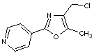 4-Chloromethyl-5-methyl-2-(pyridin-4-yl)oxazole